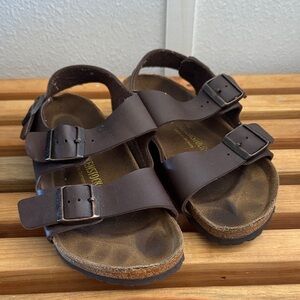 Birkenstock Women's Brown Double Strap Sandals